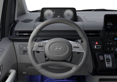 The Hyundai STARIA Hybrid multi-purpose offers smart connectivity.