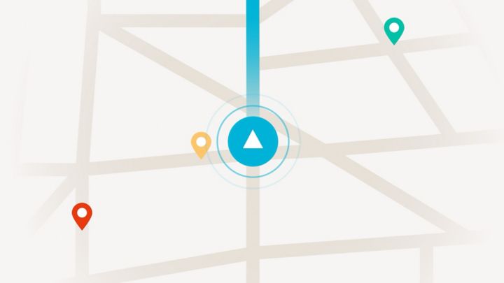 Hyundai route planner map showing navigation and charging points