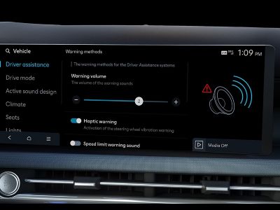 The acoustic warning tone will be played at a significantly reduced volume.
