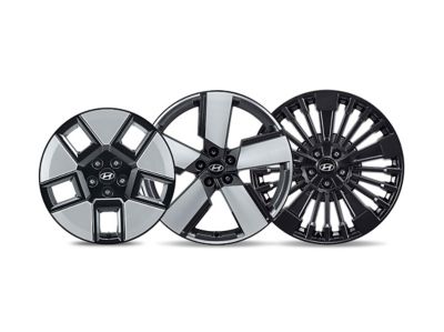 The aerodynamically optimised 18" and 20" alloy wheels. 