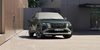 Nabíjecí kabel, režim 3 Hyundai Originální příslušenství připojené k Hyundai TUCSON Plug-in Hybrid. 