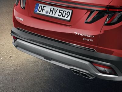 Tailgate trim line Hyundai Genuine accessory for TUCSON SUV.