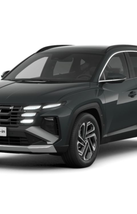 Model Cutout TUCSON Plug-in Hybrid.