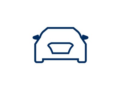 Pictogram van een Hyundai-auto voor de i30 configurator.