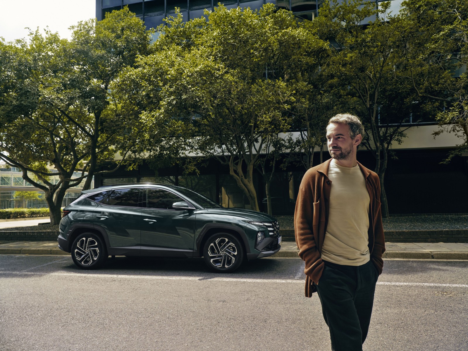 Hyundai Tucson Hybrid en la calle