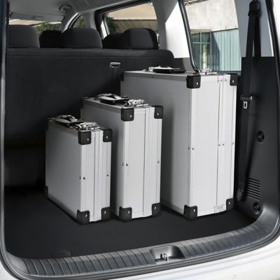 Der vielseitige hintere Laderaum des Hyundai STARIA Hybrid bietet viel Platz für Gepäck.