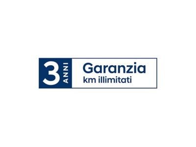 Il logo della garanzia di 3 anni con chilometraggio illimitato