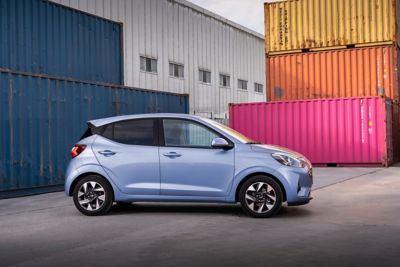 Hyundai i10 vista laterale