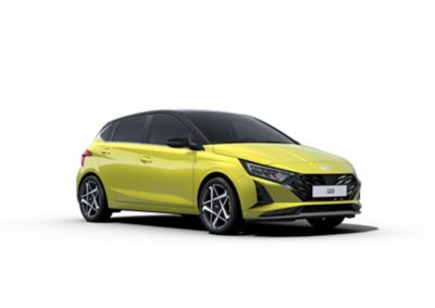 Voiture couleur verte, Nouvelle Hyundai i20