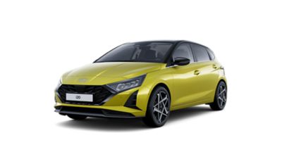 Hyundai i20 Lucid Lime Metallic Top Trim