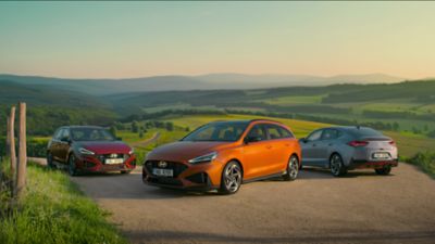 Modely i30, i30 Kombi a i30 Fastback.