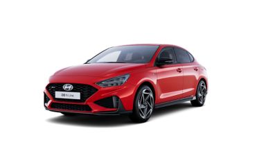    Cutout of the Hyundai i30 Fastback N Line Trim