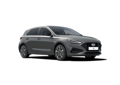 La nouvelle Hyundai i30 vue de l'avant du côté passager.