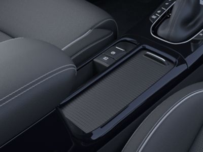 The Electronic Parking Brake button in the centre console of the Hyundai i30 Wagon.