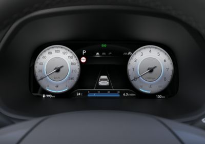 Panel digital de 10,25” del Hyundai i30 N Line.