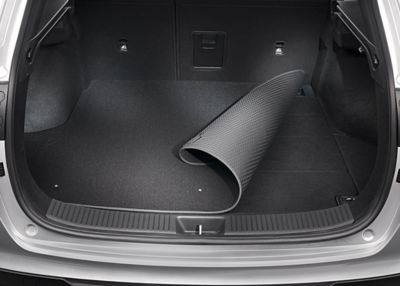 Trunk mat for the i30 Wagon by Hyundai Genuine Accessories.