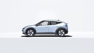 IONIQ 3 på en nøytral bakgrunn. Foto.