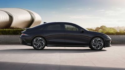 20-tommer – Hyundai Original-design aluminiumsfelg. Foto.