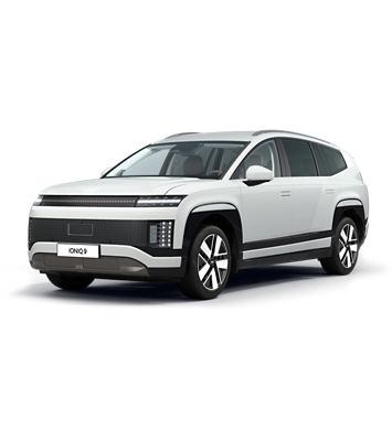 Hyundai IONIQ 9 Varebil på hvit bakgrunn