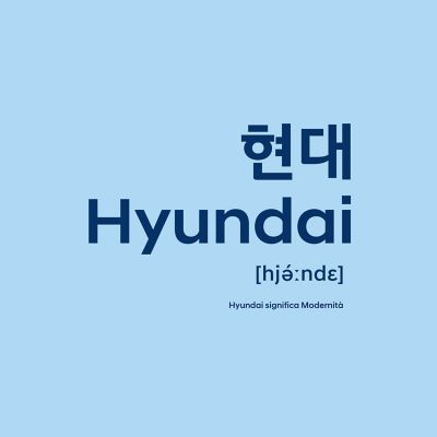 Hyundai significa Modernità