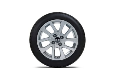 Cerchio in lega da 15 pollici a dieci razze, argento, 6,0Jx15, adatto a pneumatici 185/65 R15.