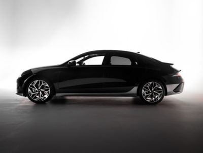A black IONIQ 6