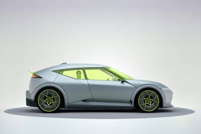 Zijaanzicht Hyundai Concept THREE.