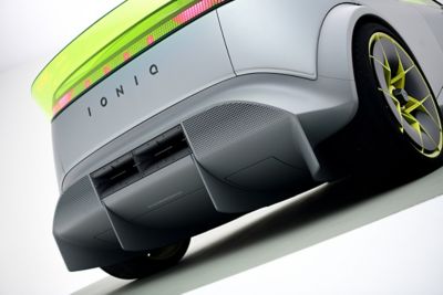 Achteraanzicht Hyundai Concept THREE.