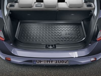 The durable, anti-slip and waterproof trunk liner for the Hyundai i10.