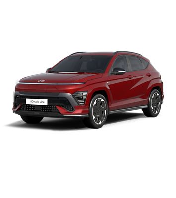 Cutout of the Hyundai KONA N Line