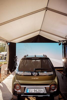 INSTER på kjøresimulatoren. Foto.