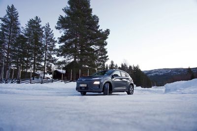 Hyundai na śniegu