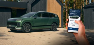 Vista mobile dell’app Hyundai Drive.