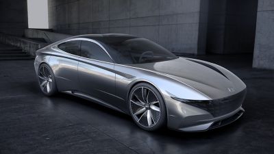 Rendering of the the 2018 Le Fil Rouge concept car.