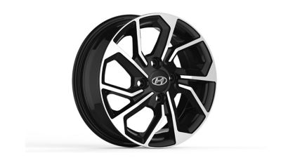15 inch ten-spoke alloy wheel, graphite, 6.0Jx15, suitable for 185/65 R15 tyres.