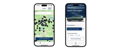Vista mobile dell’app Hyundai Drive.
