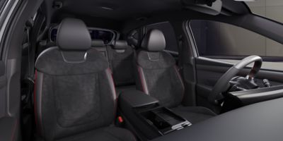 Hyundai TUCSON N line interior.
