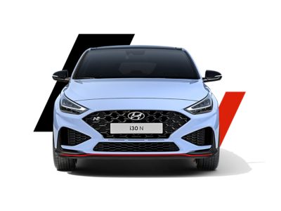 Hyundai i30 N zepředu působí mohutným dojmem.