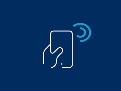 Een pictogram van een smartphone dat de Hyundai Bluelink Connected Car Services symboliseert.