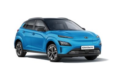 El nuevo Hyundai KONA Eléctrico con su exclusiva parrilla cerrada.