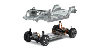 Schematic of Hyundai's Electric-Global Modular Platform (E-GMP)