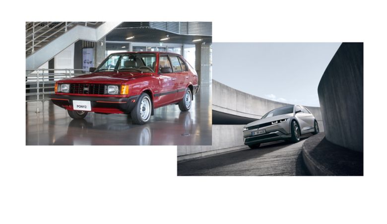 50 rokov vývoja Hyundai PONY a Hyundai IONIQ 5