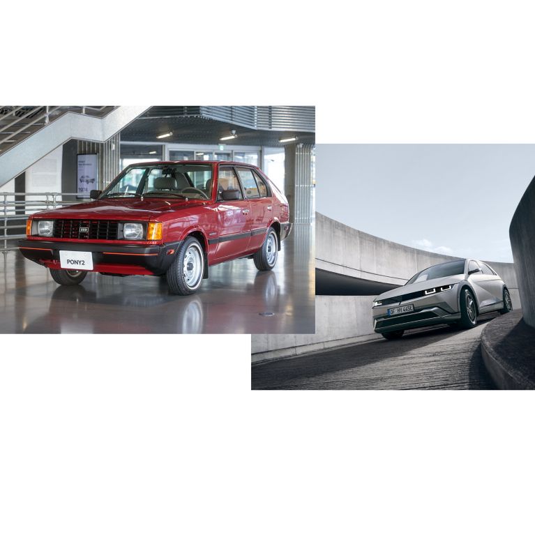 50 rokov vývoja Hyundai PONY a Hyundai IONIQ 5