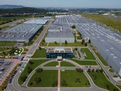 Veduta areale dello stabilimento Hyundai in Repubblica Ceca.