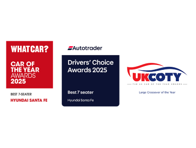 Hyundai SANTA FE Award Logos