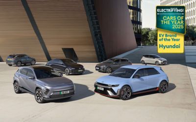 Full Hyundai Range with 2 brand awards highlighted 