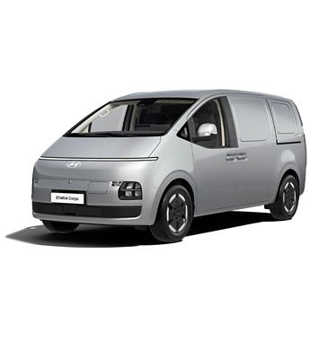 Hyundai STARIA Electric Varebil på hvit bakgrunn