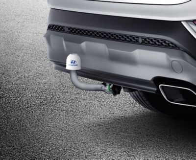 Genuine Accessories tow bar for the Hyundai SANTA FE.