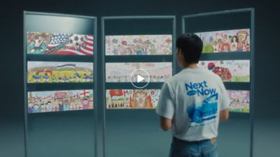 Sonny_Be There With Hyundai Promotional Film on the drawing contest.