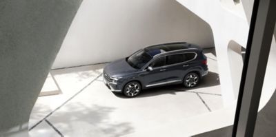 Vue du Hyundai SANTA FE Hybrid